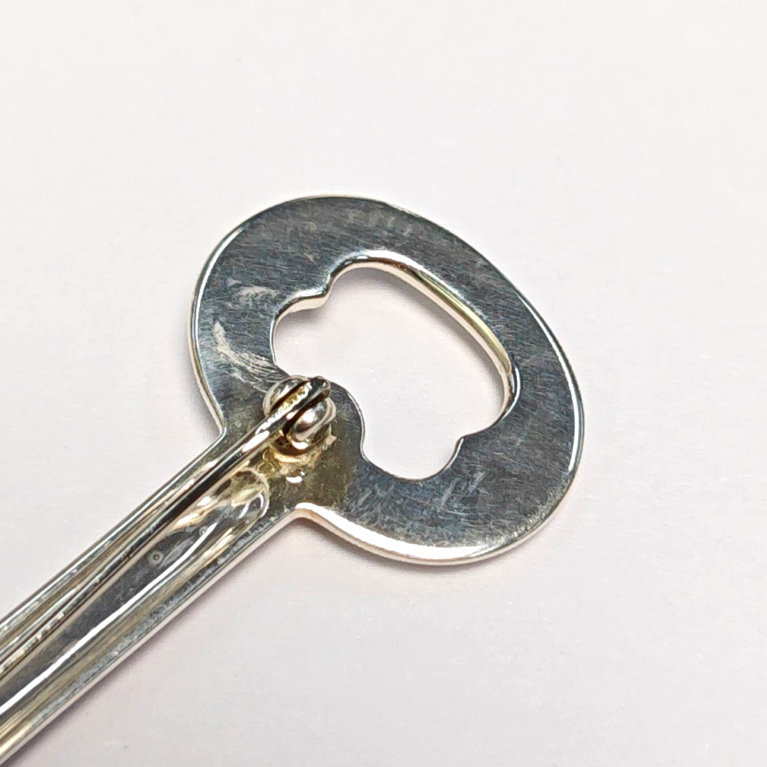 Authenticated pre-owned  TIFFANY Keys 925 Sterling Silver Brooch - Brooch at Looply