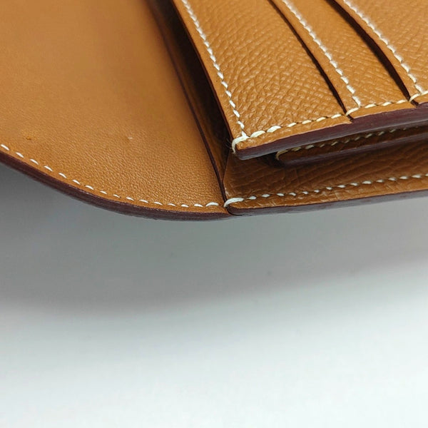 Authenticated pre-owned  Constance Slim Epsom Brown Wallet - Wallet at Looply