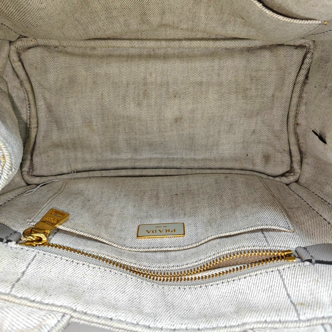 Denim Canvas White