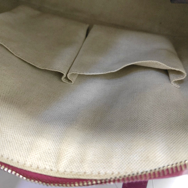 Authenticated pre-owned  Microguccissima Monogram Calfskin Pink - Top Handle Bag at Looply