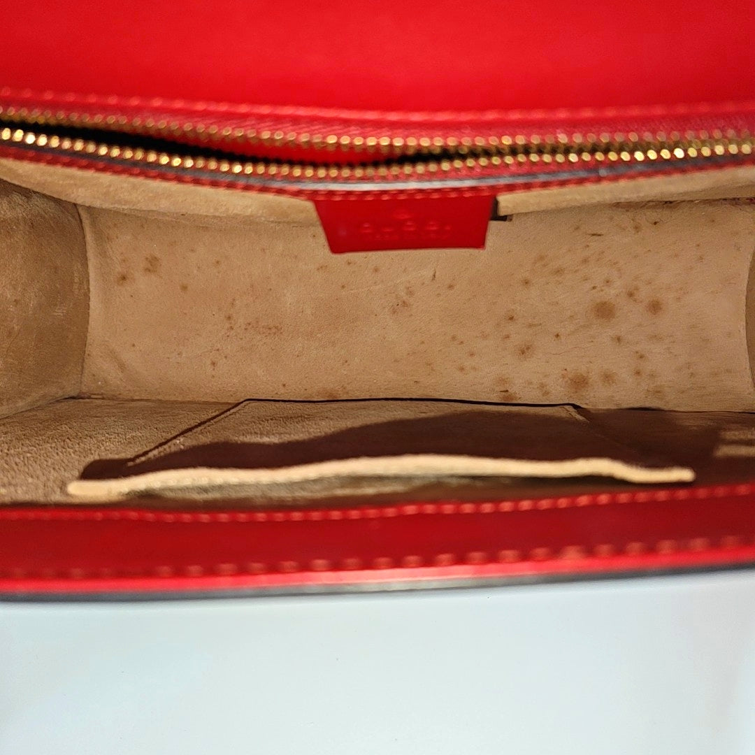 Authenticated pre-owned  Sylvie Small Calfskin Red - Shoulder Bag at Looply