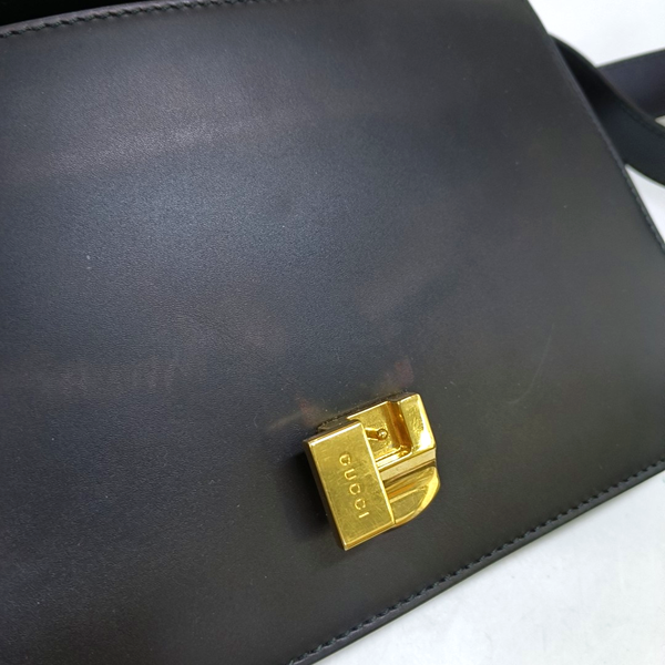 Authenticated pre-owned  Sylvie Small Calfskin Black - Shoulder Bag at Looply