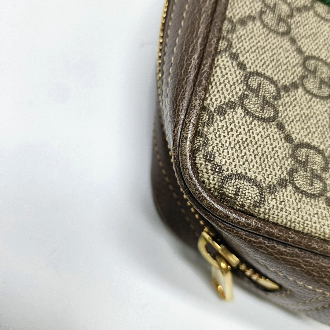 Authenticated pre-owned  Ophidia Small Monogram Coated Canvas Beige - Belt Bag at Looply
