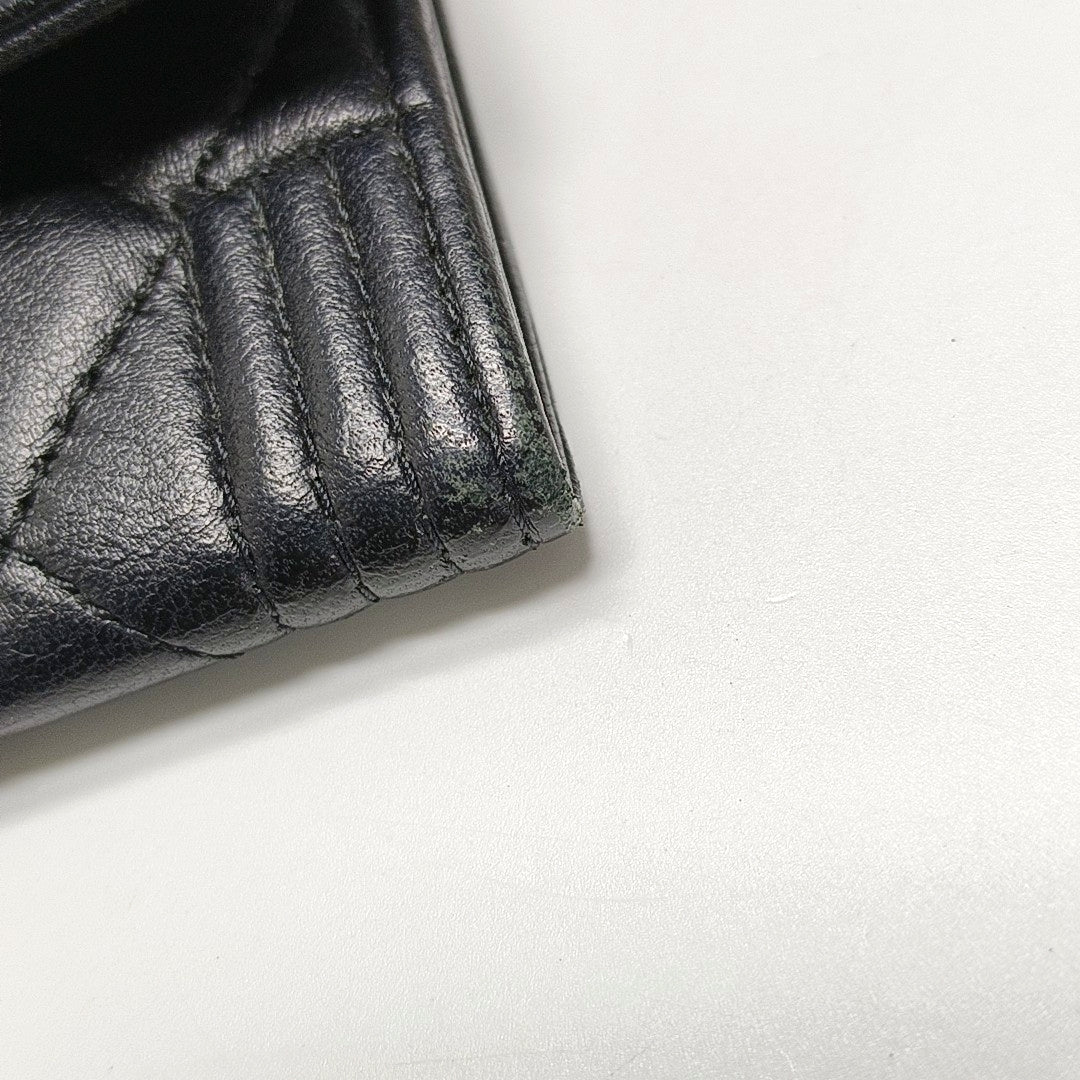 BOY CHANEL Quilted Lambskin Black - Image 14