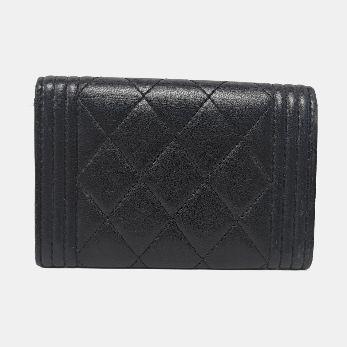 BOY CHANEL Quilted Lambskin Black - Image 5