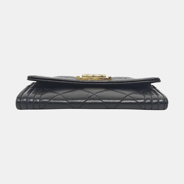 BOY CHANEL Quilted Lambskin Black - Image 6