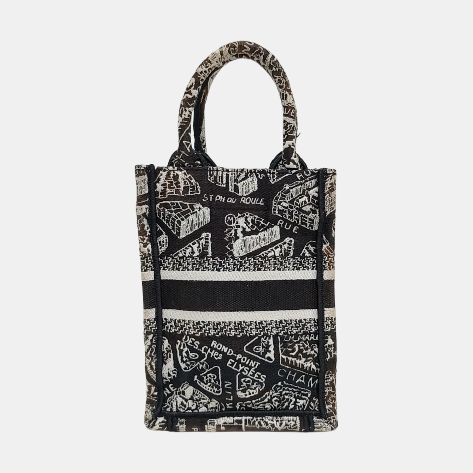Book Tote Mini Canvas Black - Image 5