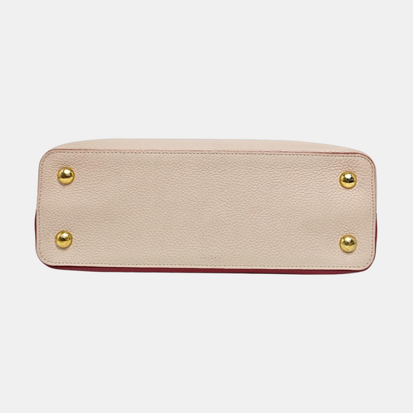 Authenticated pre-owned  Capucines MM Calfskin Pink - Shoulder Bag at Looply