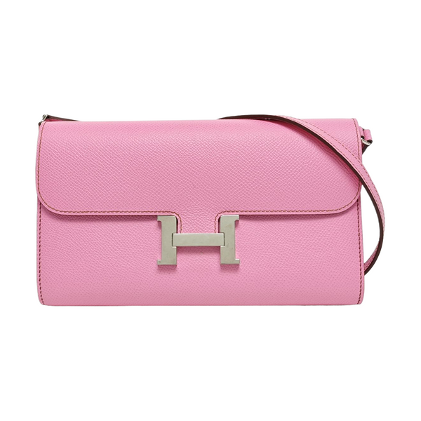 Authenticated pre-owned  Constance Epsom Pink - Shoulder Bag at Looply