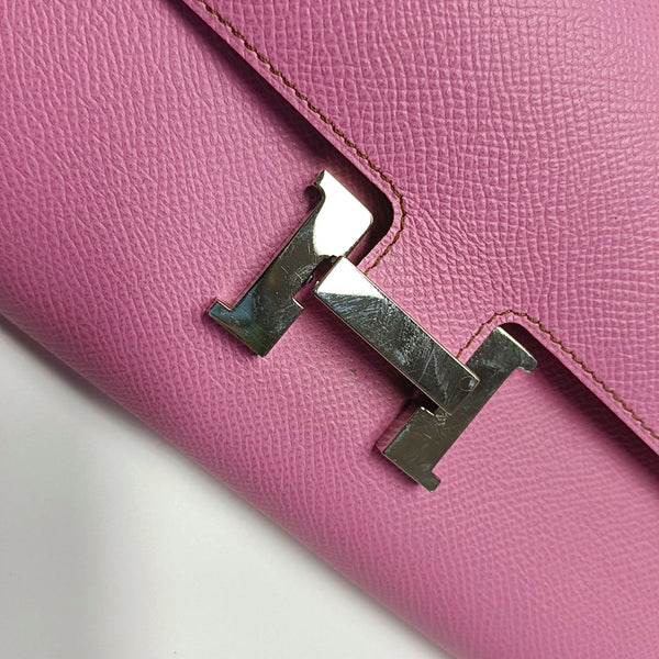 Authenticated pre-owned  Constance Epsom Pink - Shoulder Bag at Looply