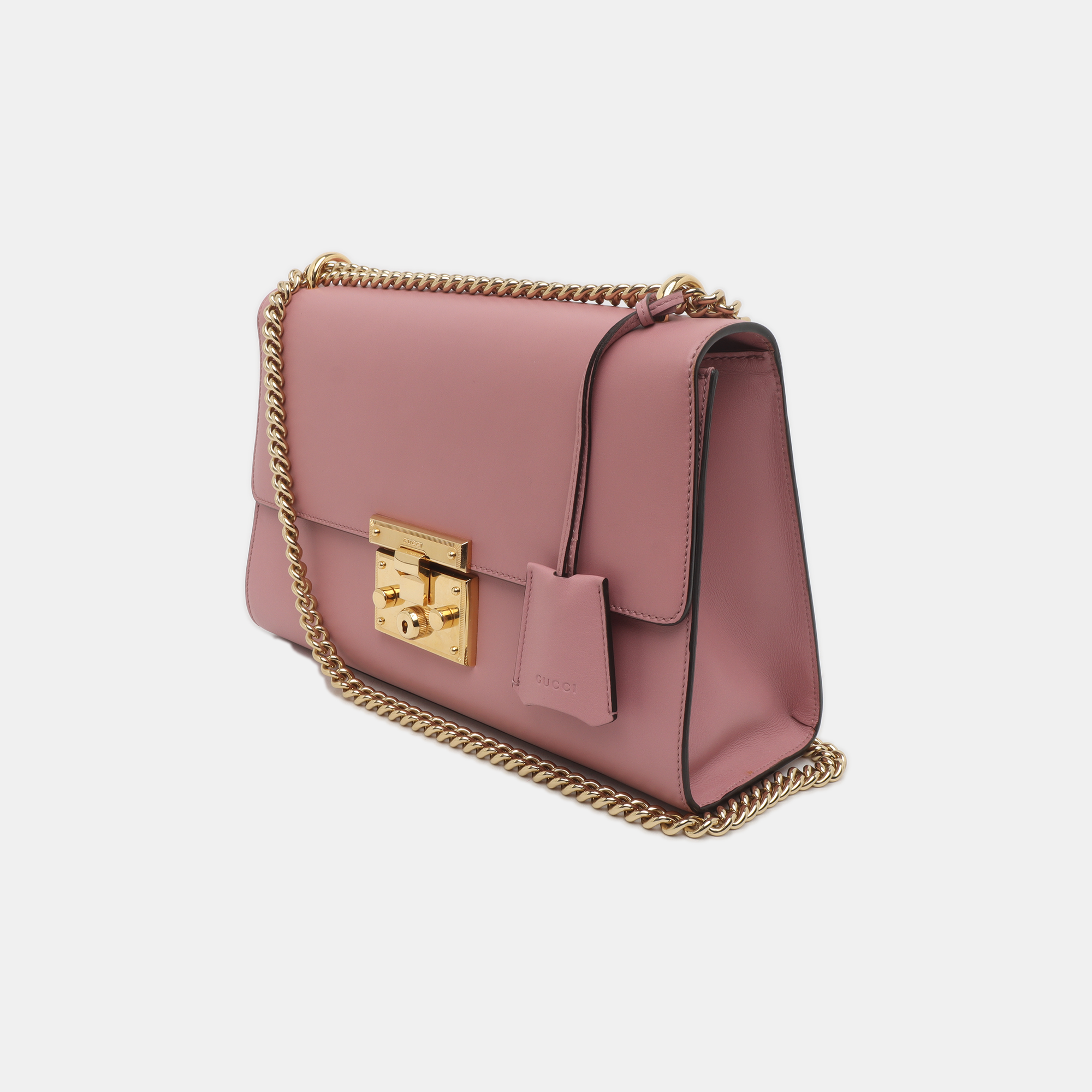 Authenticated pre-owned  Padlock Small Calfskin Pink - Crossbody Bag at Looply