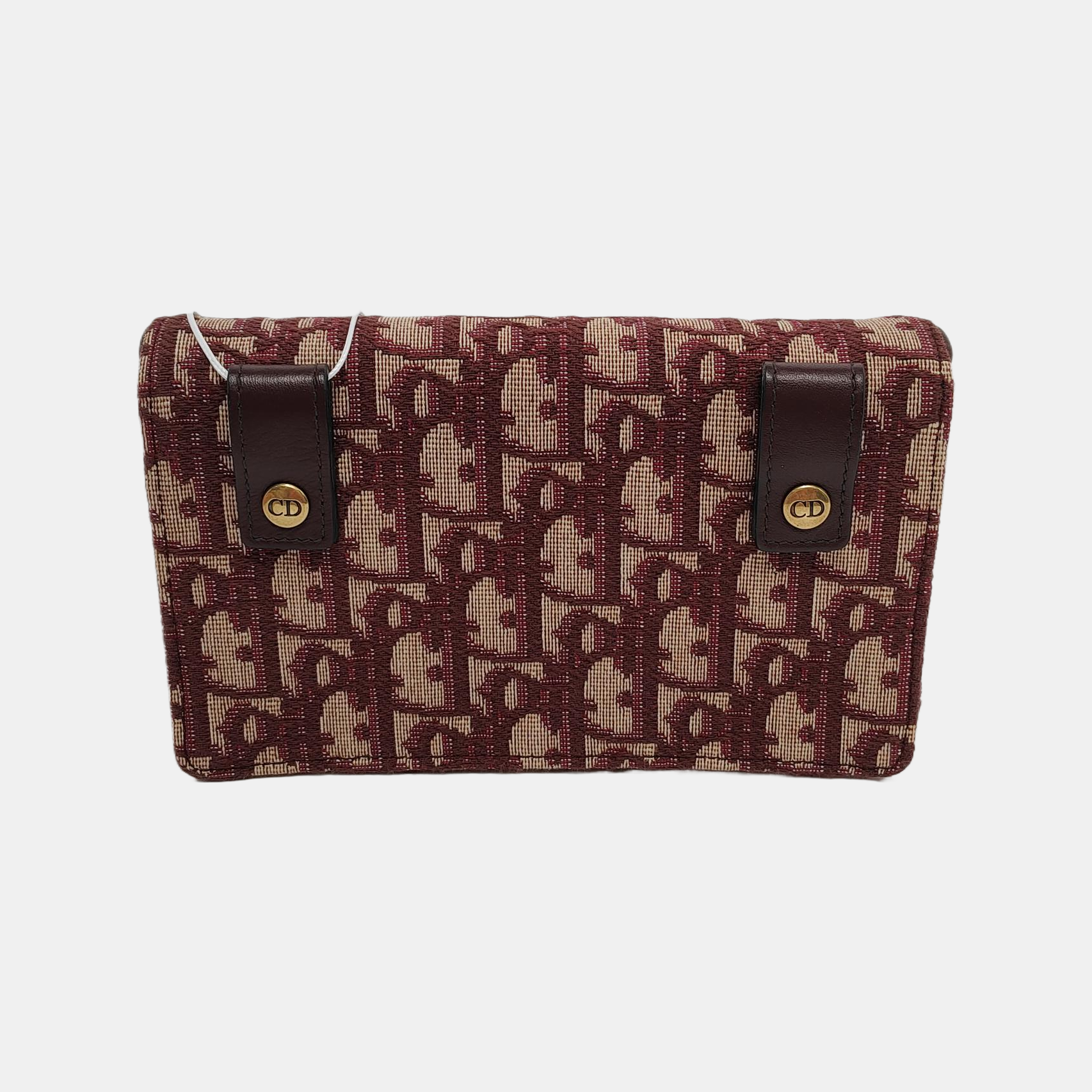 Authenticated pre-owned  Saddle Oblique Canvas Red - Belt Bag at Looply