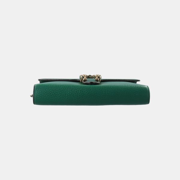 Authenticated pre-owned  Dionysus Super Mini Calfskin Green - Shoulder Bag at Looply