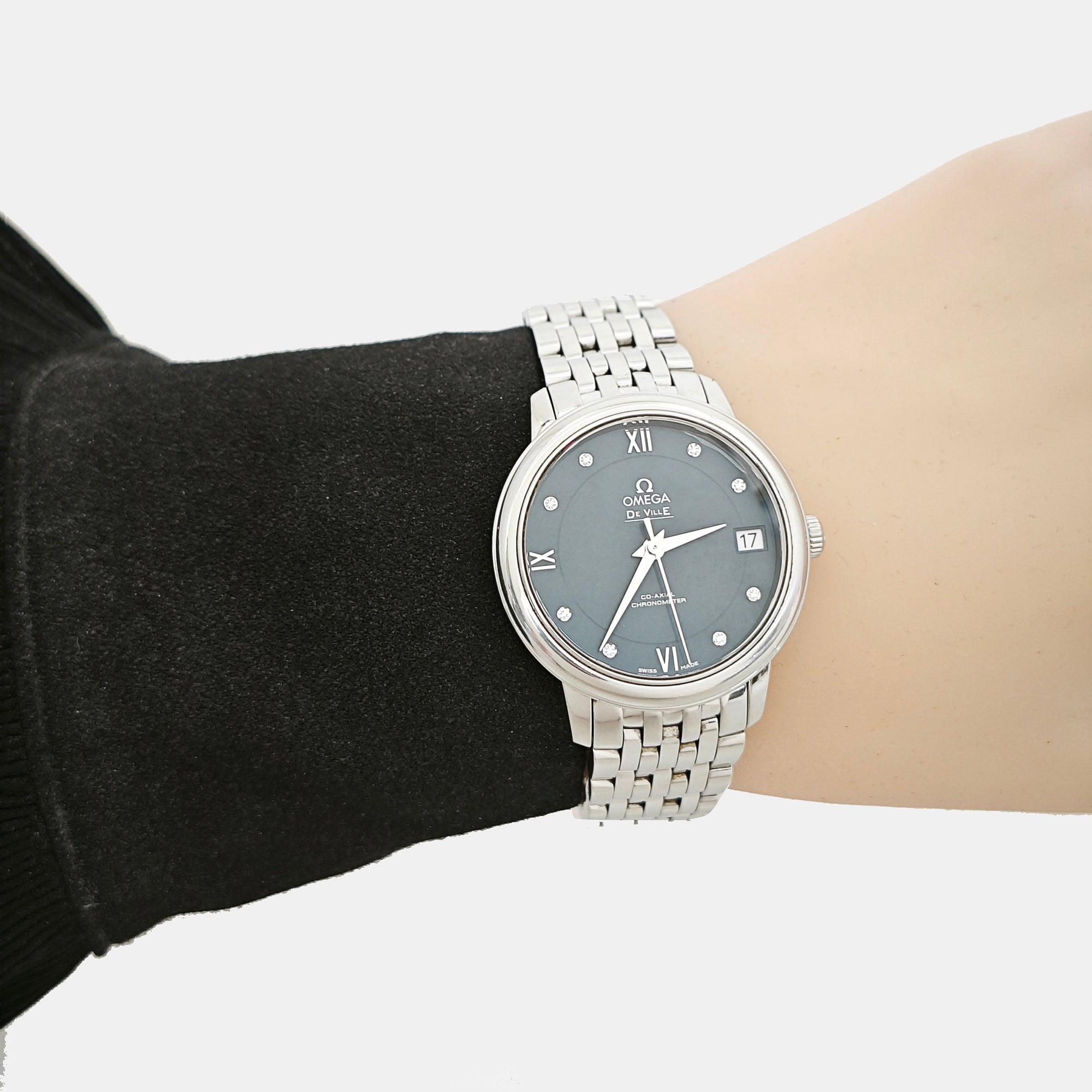 De Ville 32.7mm Navy Blue Automatic Watch