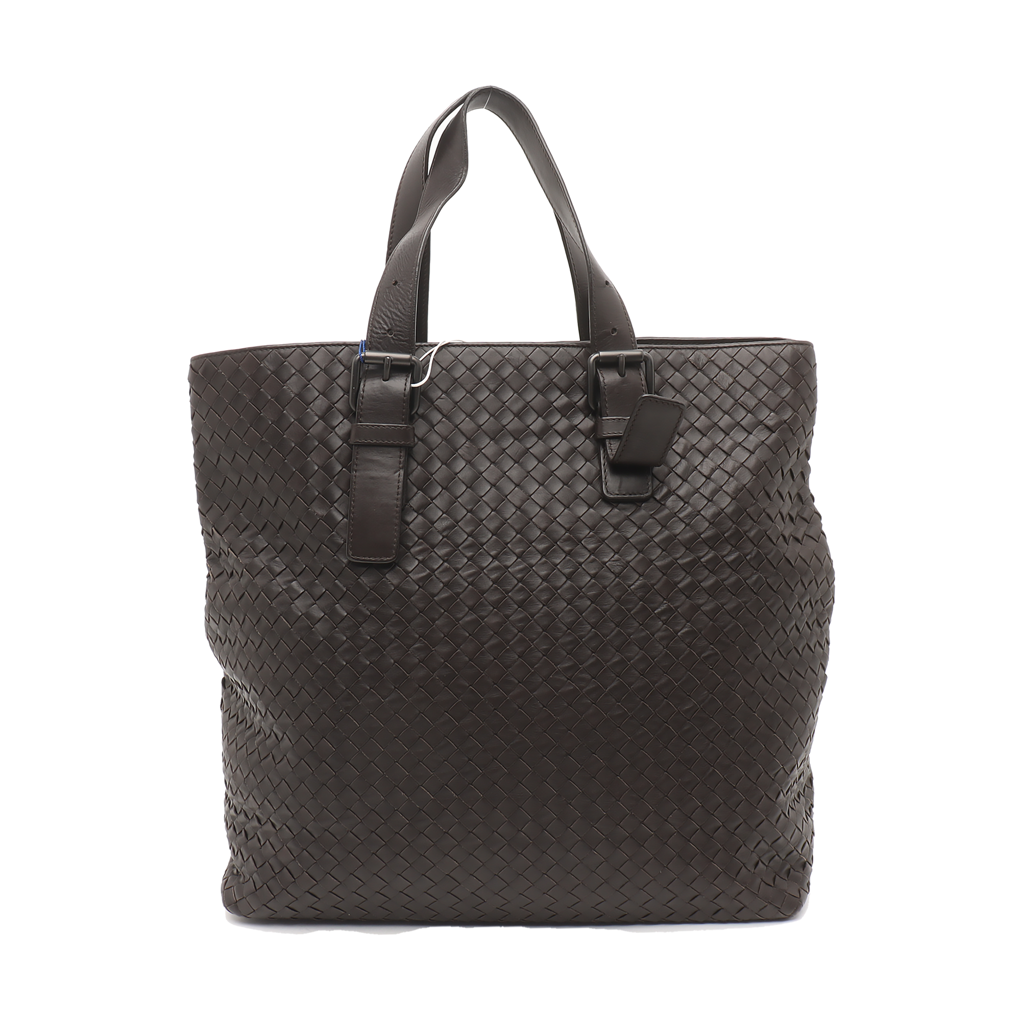 Authenticated pre-owned  Cesta Calfskin Brown - Top Handle Bag at Looply