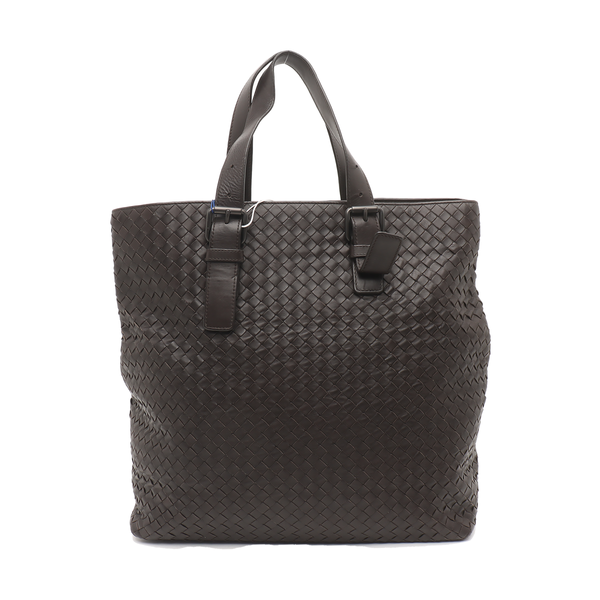 Authenticated pre-owned  Cesta Calfskin Brown - Top Handle Bag at Looply
