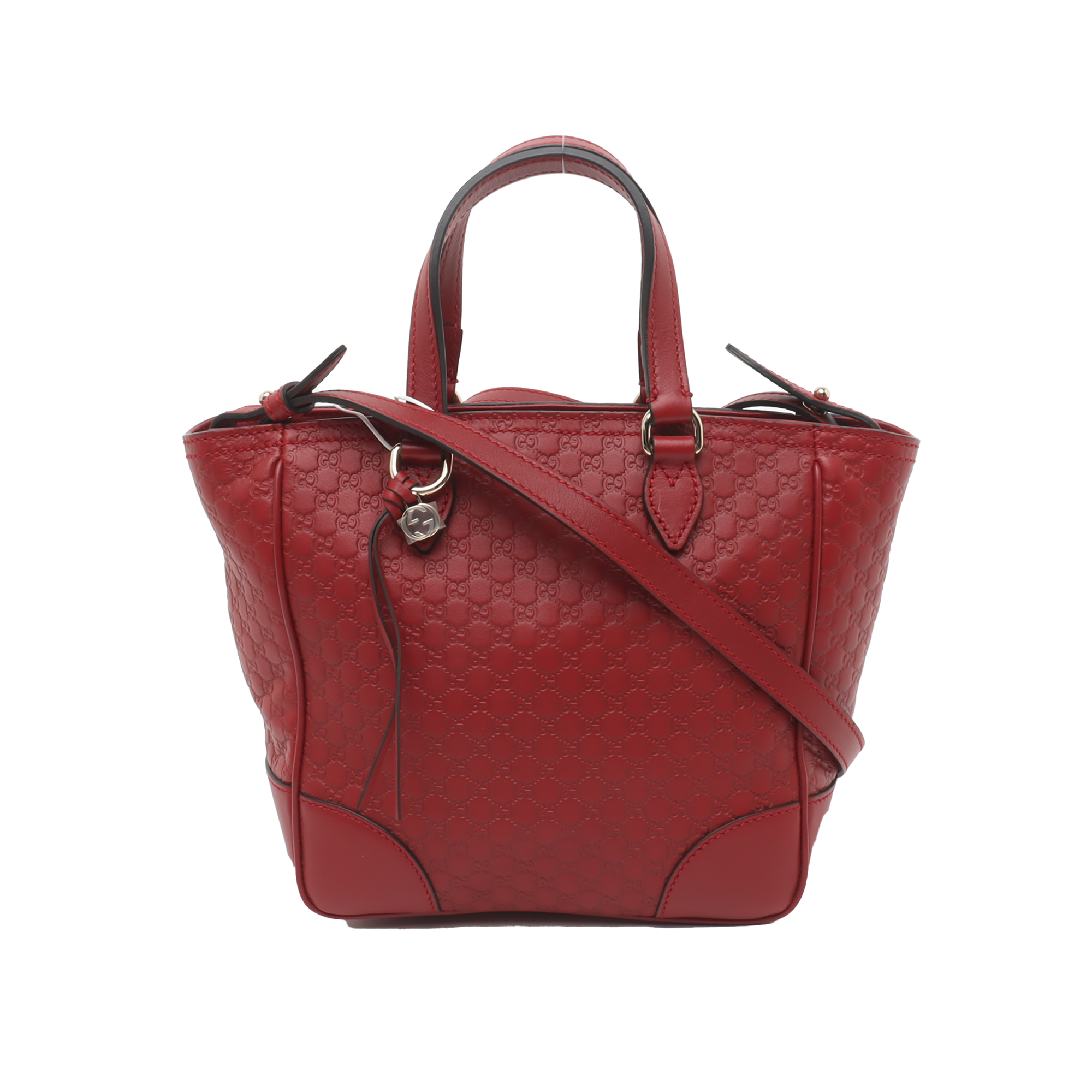 Authenticated pre-owned  Microguccissima Monogram Calfskin Red - Shoulder Bag at Looply
