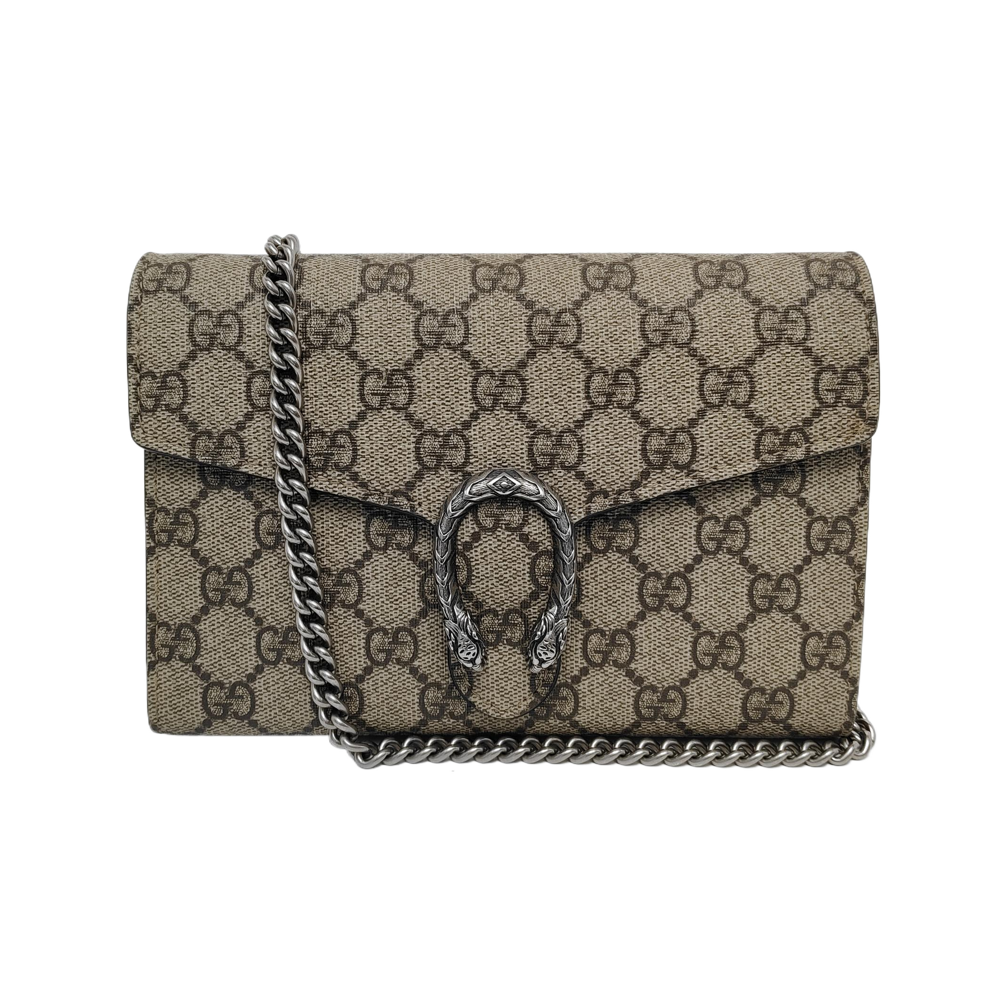 Authenticated pre-owned  Dionysus Monogram Coated Canvas Beige - Shoulder Bag at Looply