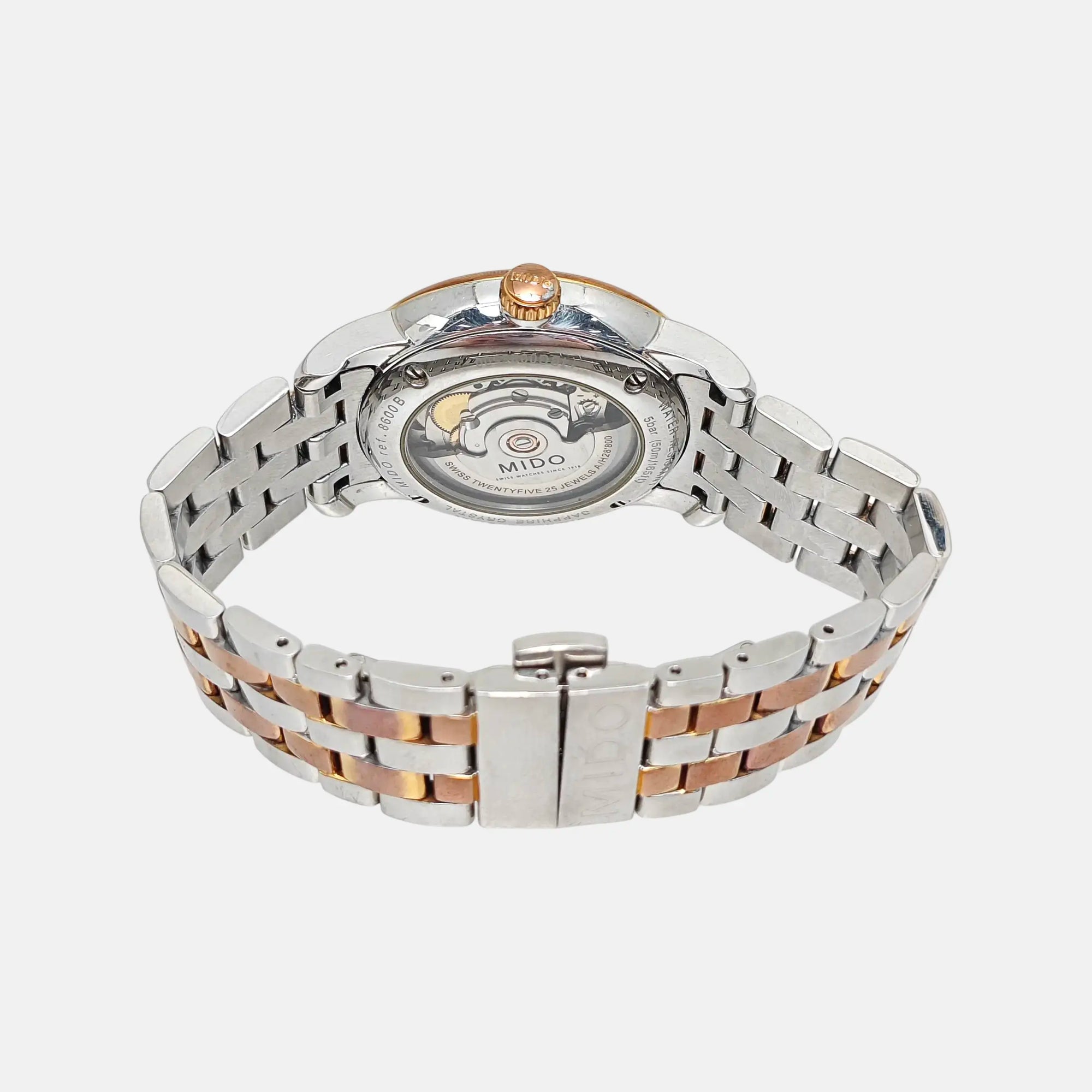 Baroncelli 38mm White Automatic Watch