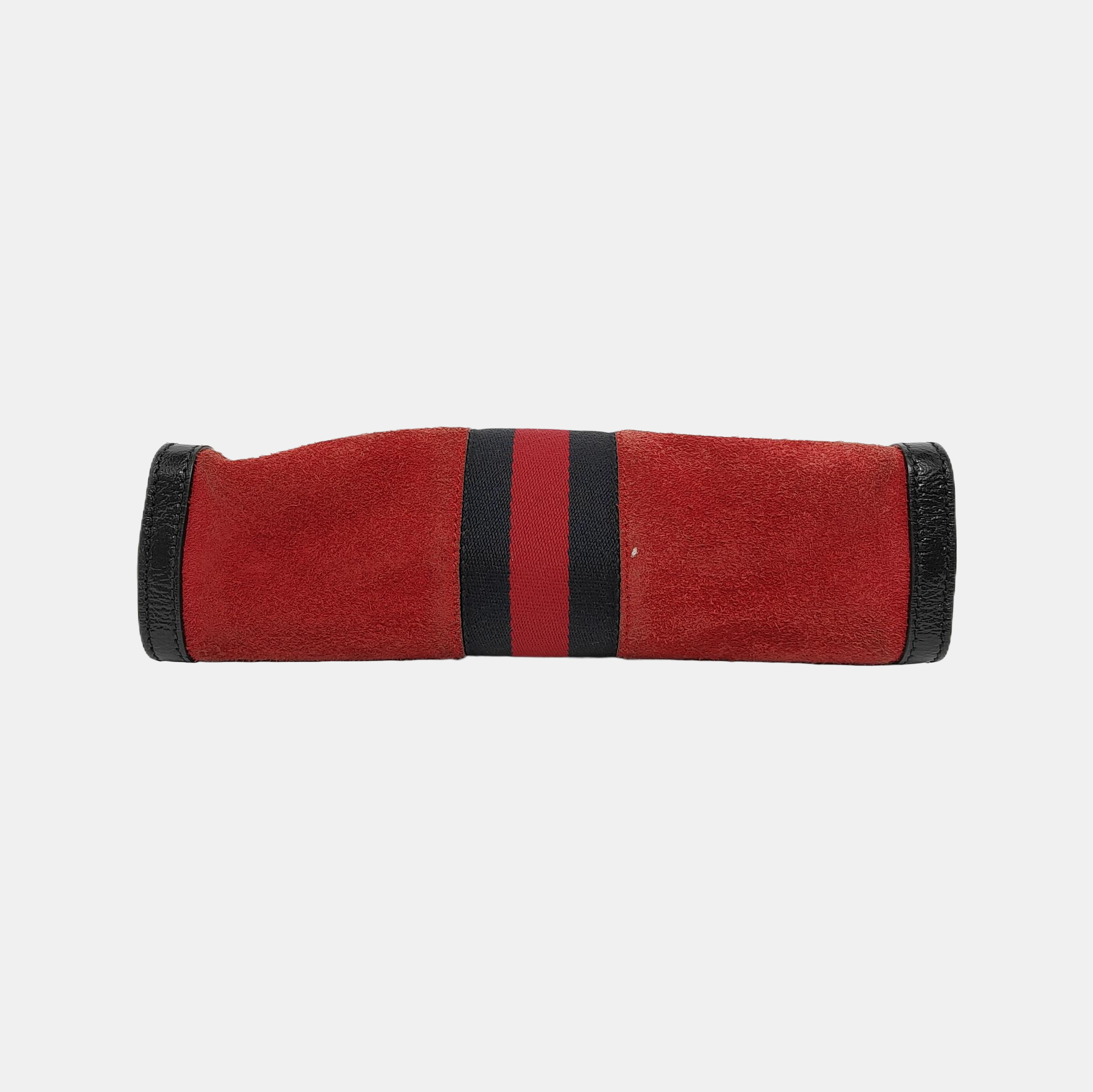 Authenticated pre-owned  Ophidia Small Monogram Suede Red - Shoulder Bag at Looply