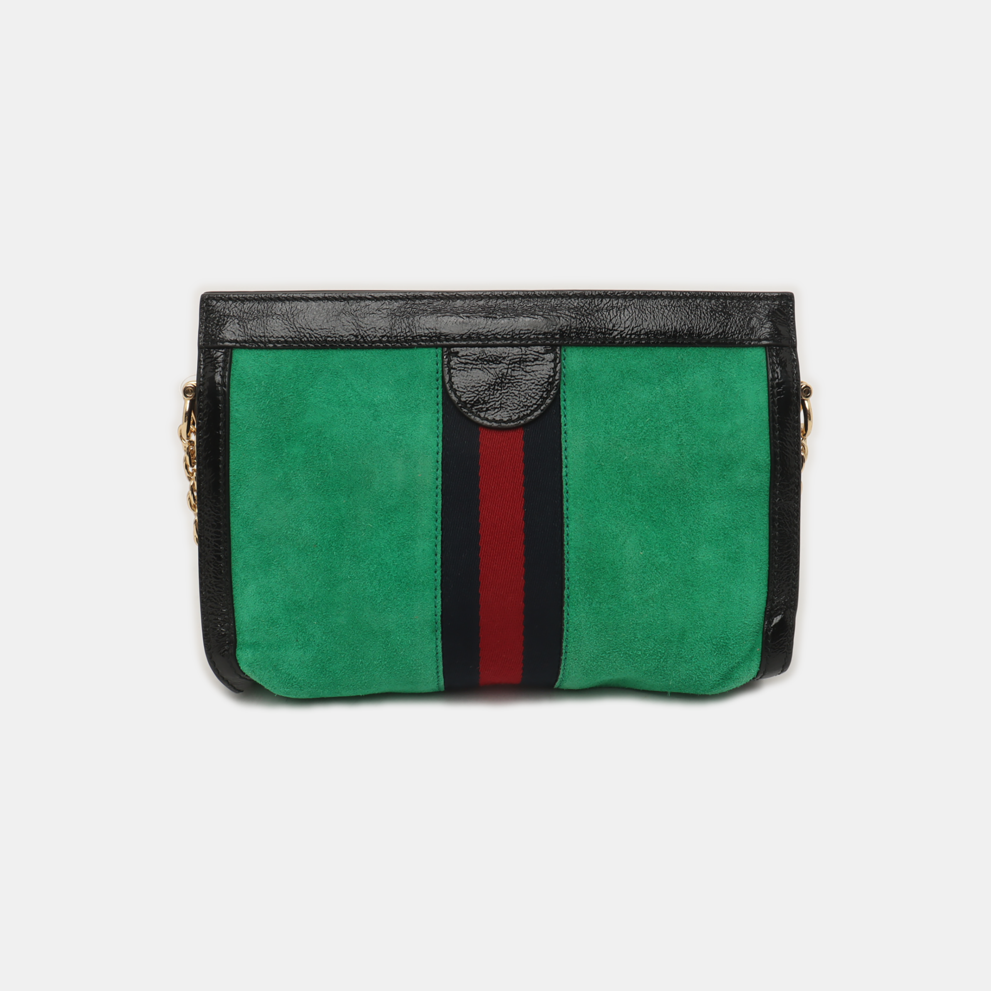 Authenticated pre-owned  Ophidia Small Suede Green - Handbags at Looply