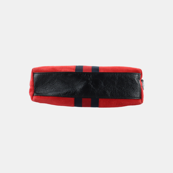 Authenticated pre-owned  Ophidia Small Suede Red - Handbags at Looply