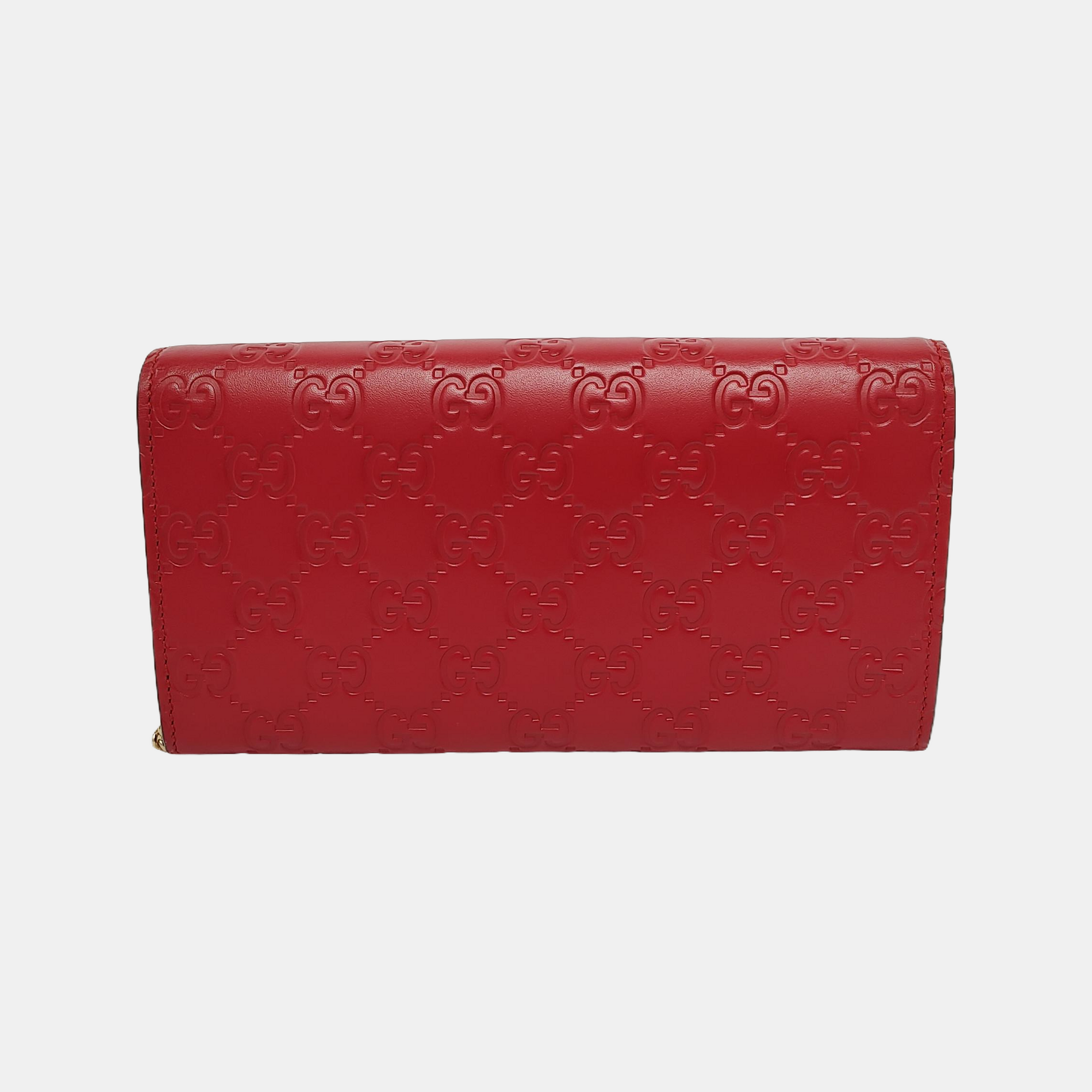 Authenticated pre-owned  Padlock Monogram Calfskin Red - Top Handle Bag at Looply
