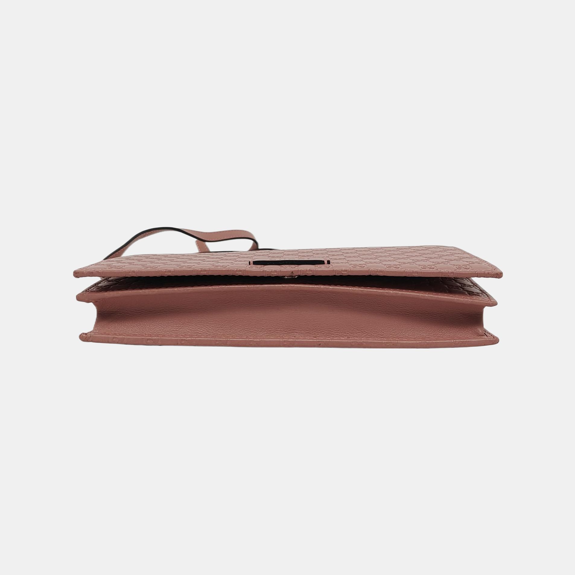 Authenticated pre-owned  Microguccissima Monogram Calfskin Pink - Shoulder Bag at Looply