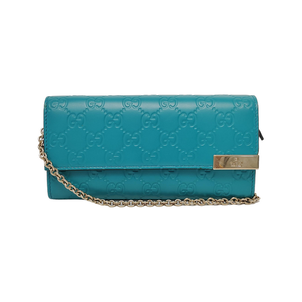 Authenticated pre-owned  Microguccissima Monogram Calfskin Green - Top Handle Bag at Looply