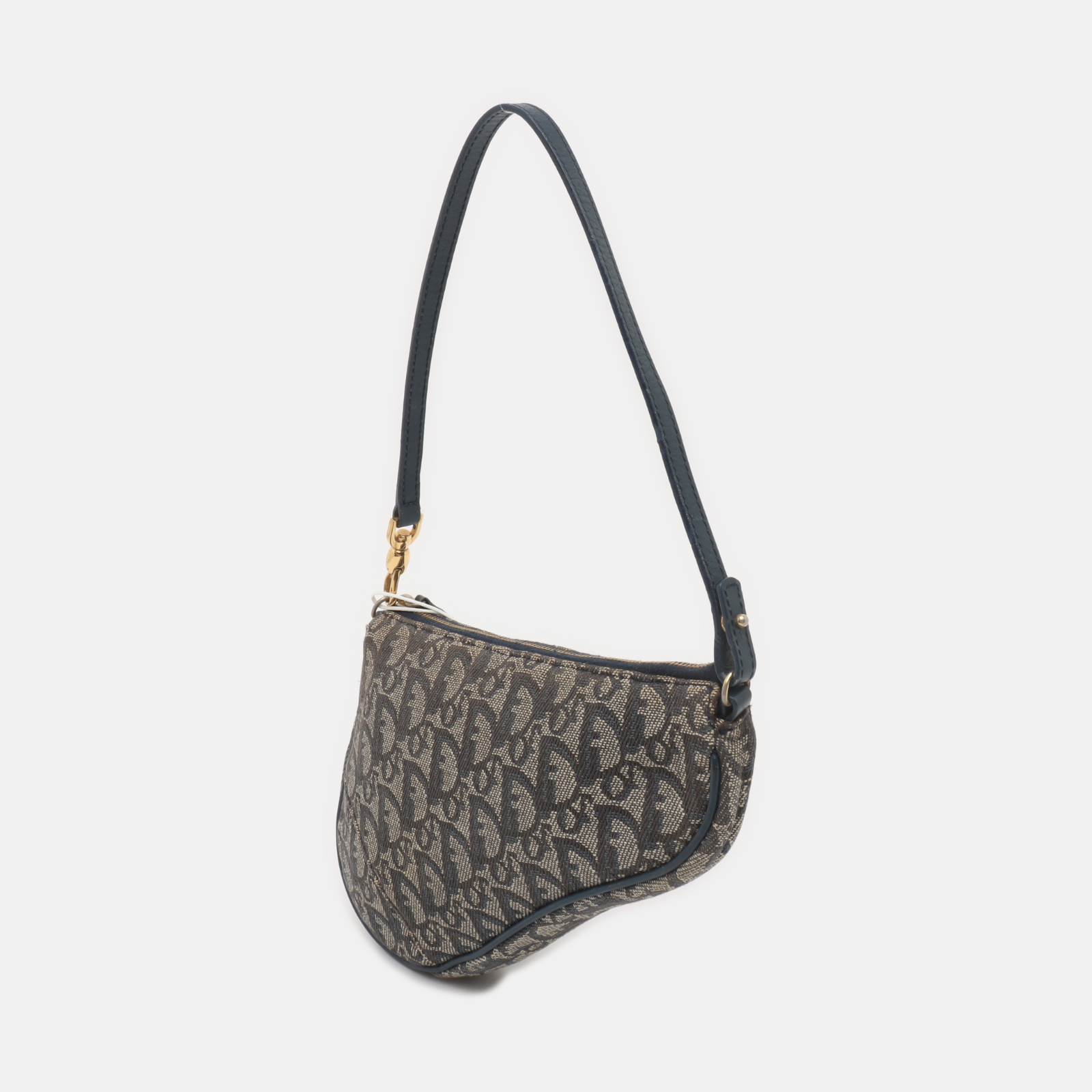 Authenticated pre-owned  Saddle Monogram Canvas Blue - Handbags at Looply