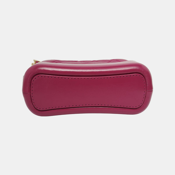 Authenticated pre-owned  Gabrielle Small Quilted Calfskin Pink - Shoulder Bag at Looply