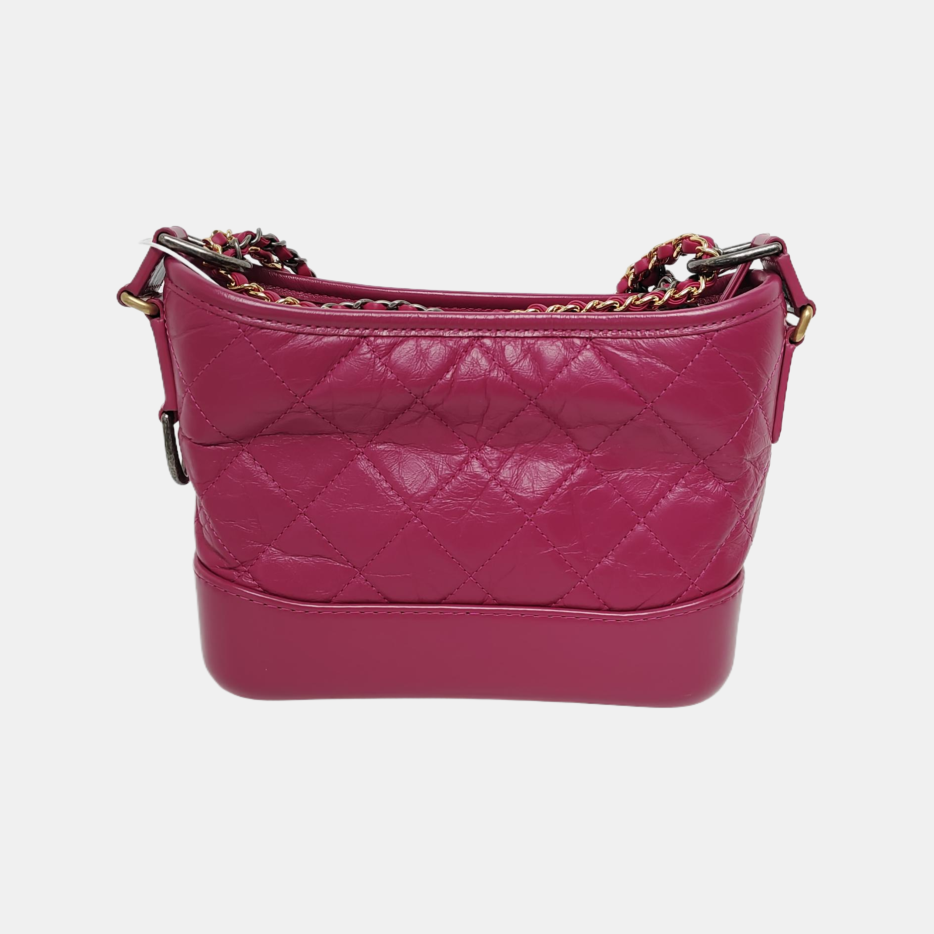 Authenticated pre-owned  Gabrielle Small Quilted Calfskin Pink - Shoulder Bag at Looply