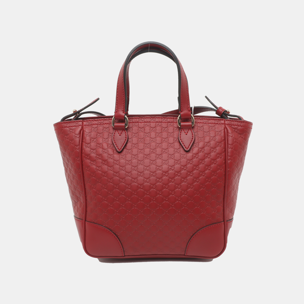 Authenticated pre-owned  Microguccissima Monogram Calfskin Red - Shoulder Bag at Looply