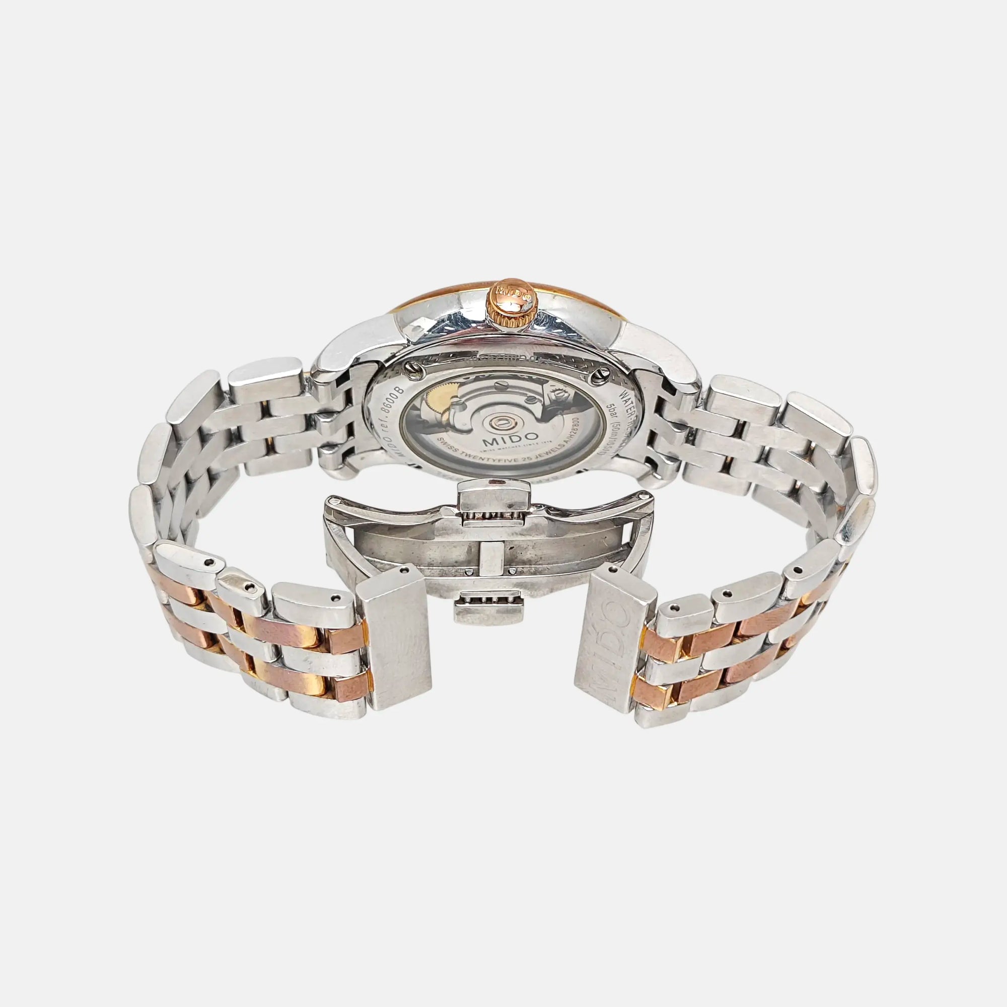 Baroncelli 38mm White Automatic Watch