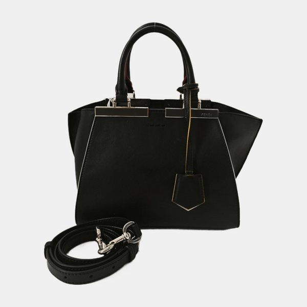 Authenticated pre-owned  3Jours Calfskin Black - Shoulder Bag at Looply