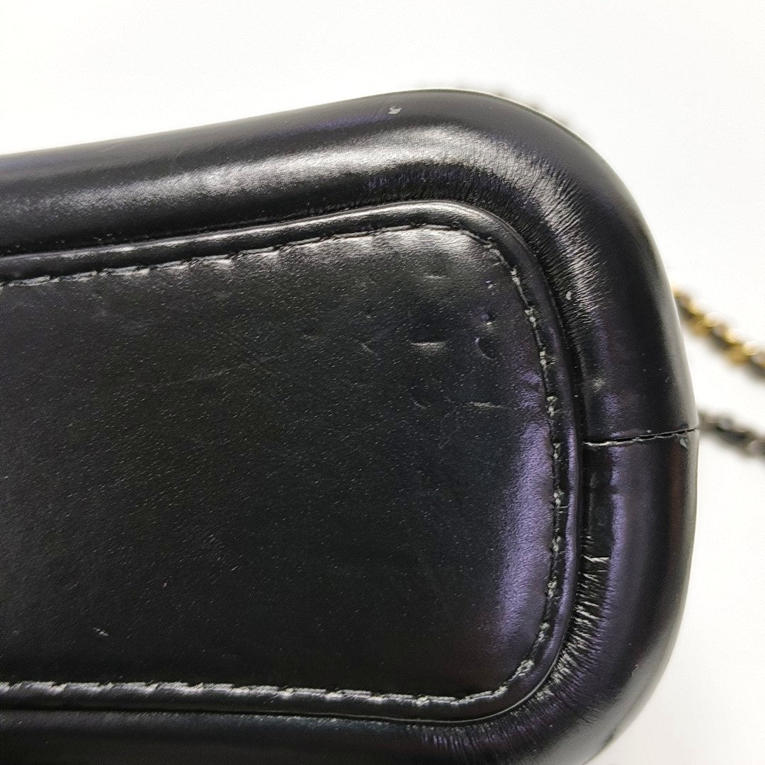 Authenticated pre-owned  GABRIELLE Small Quilted Lambskin Gold - Shoulder Bag at Looply