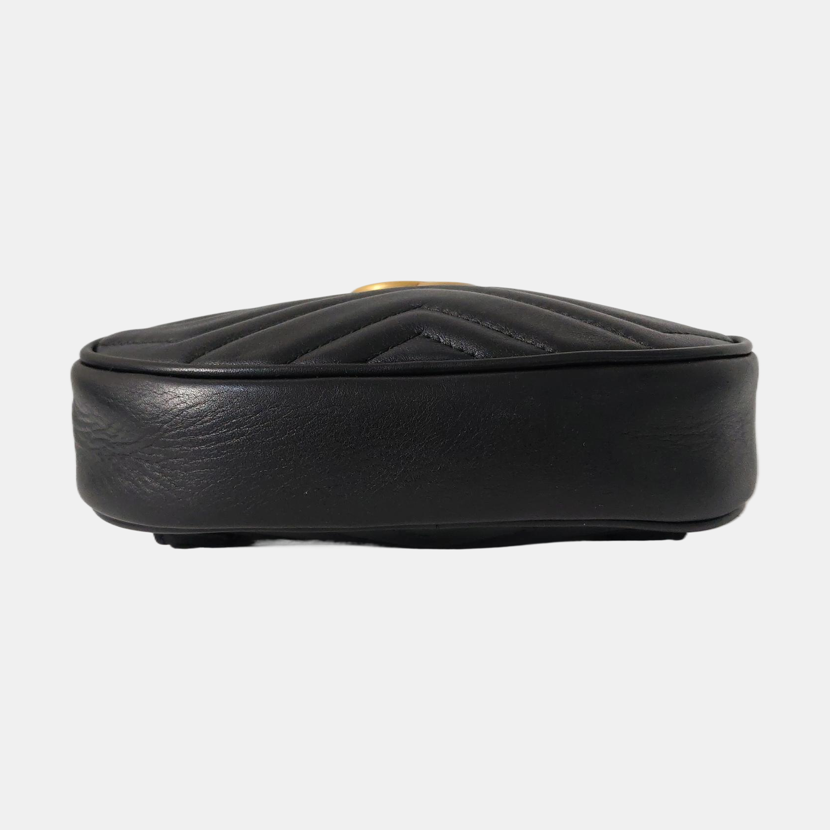 Authenticated pre-owned  GG Marmont Calfskin Black - Belt Bag at Looply