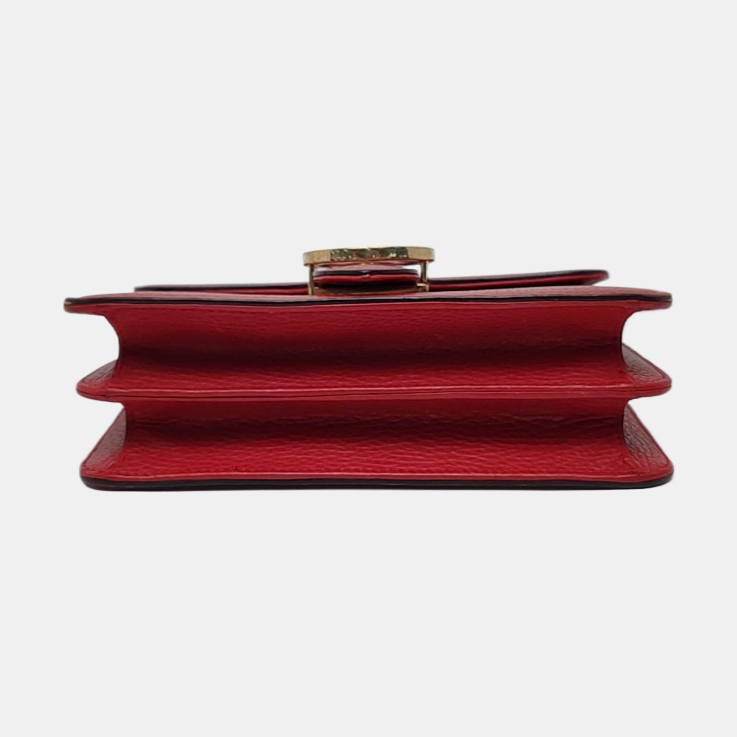 Interlocking G Small Calfskin Red - Image 6