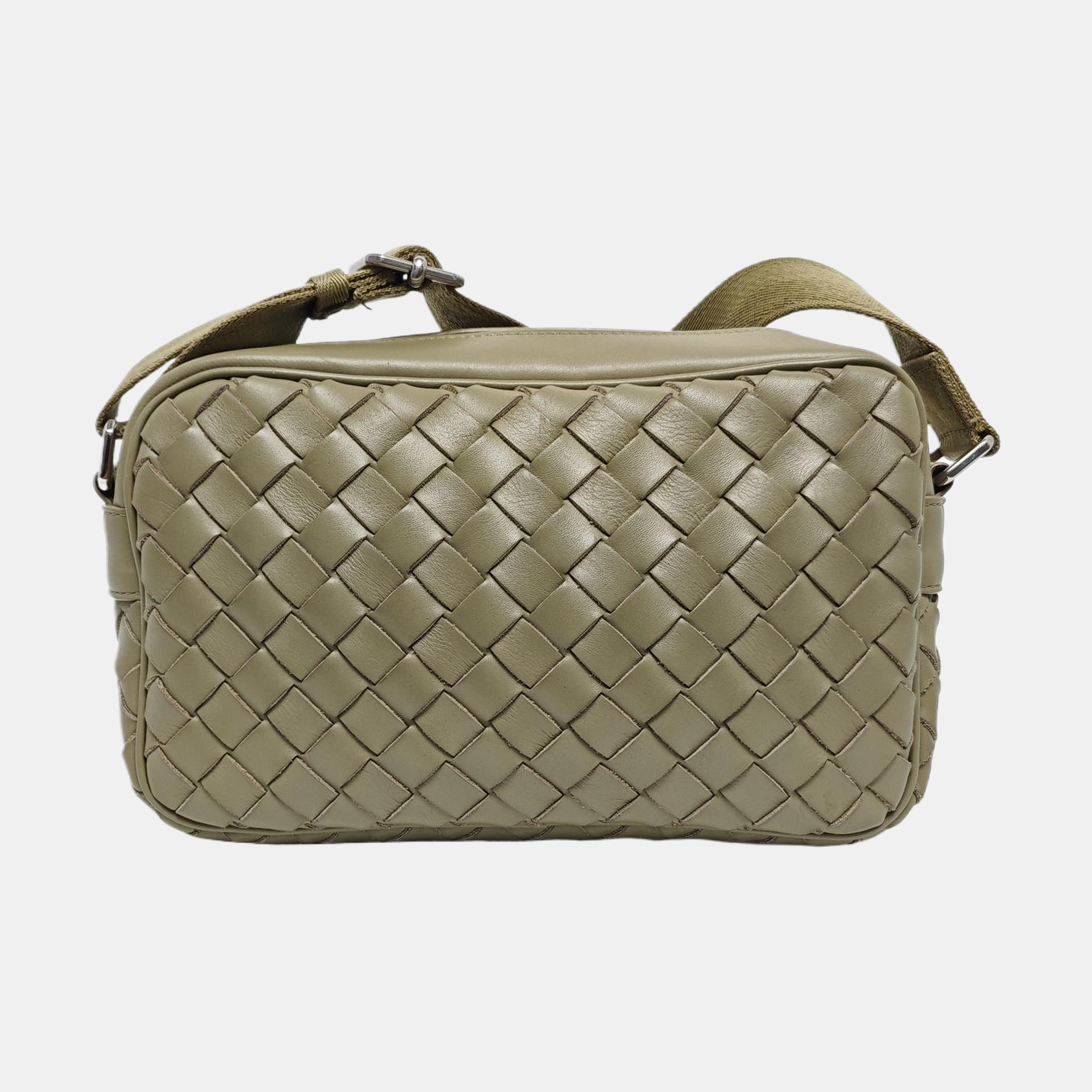 Intrecciato Small Calfskin Gre - Image 7