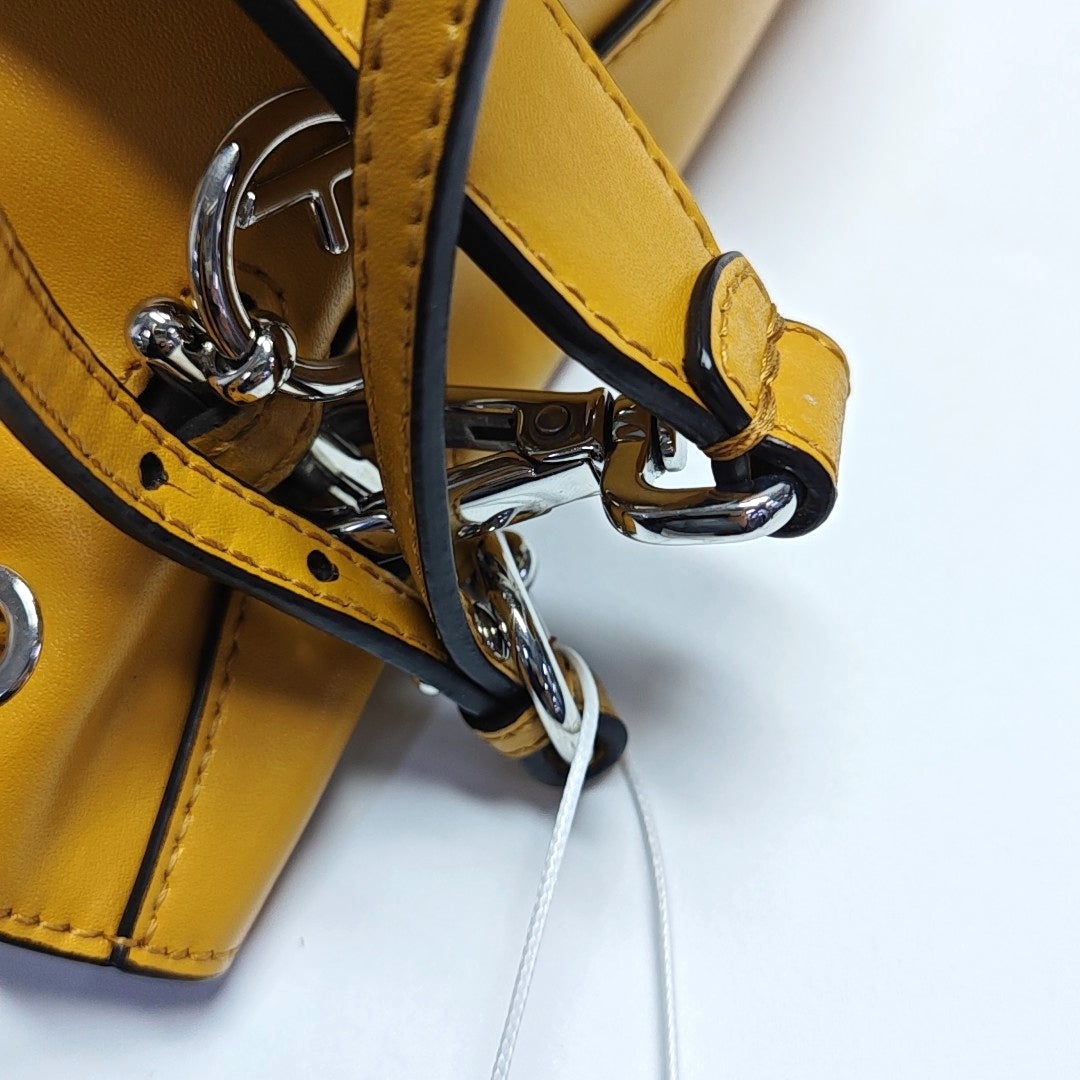 Mon Tresor Mini Calfskin Yellow - Image 10