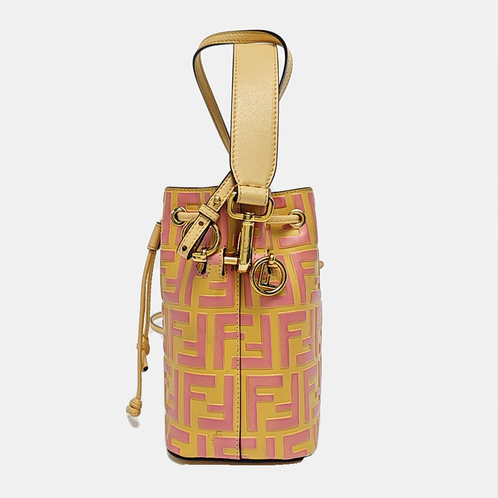 Mon Tresor Mini Calfskin Yello - Image 5