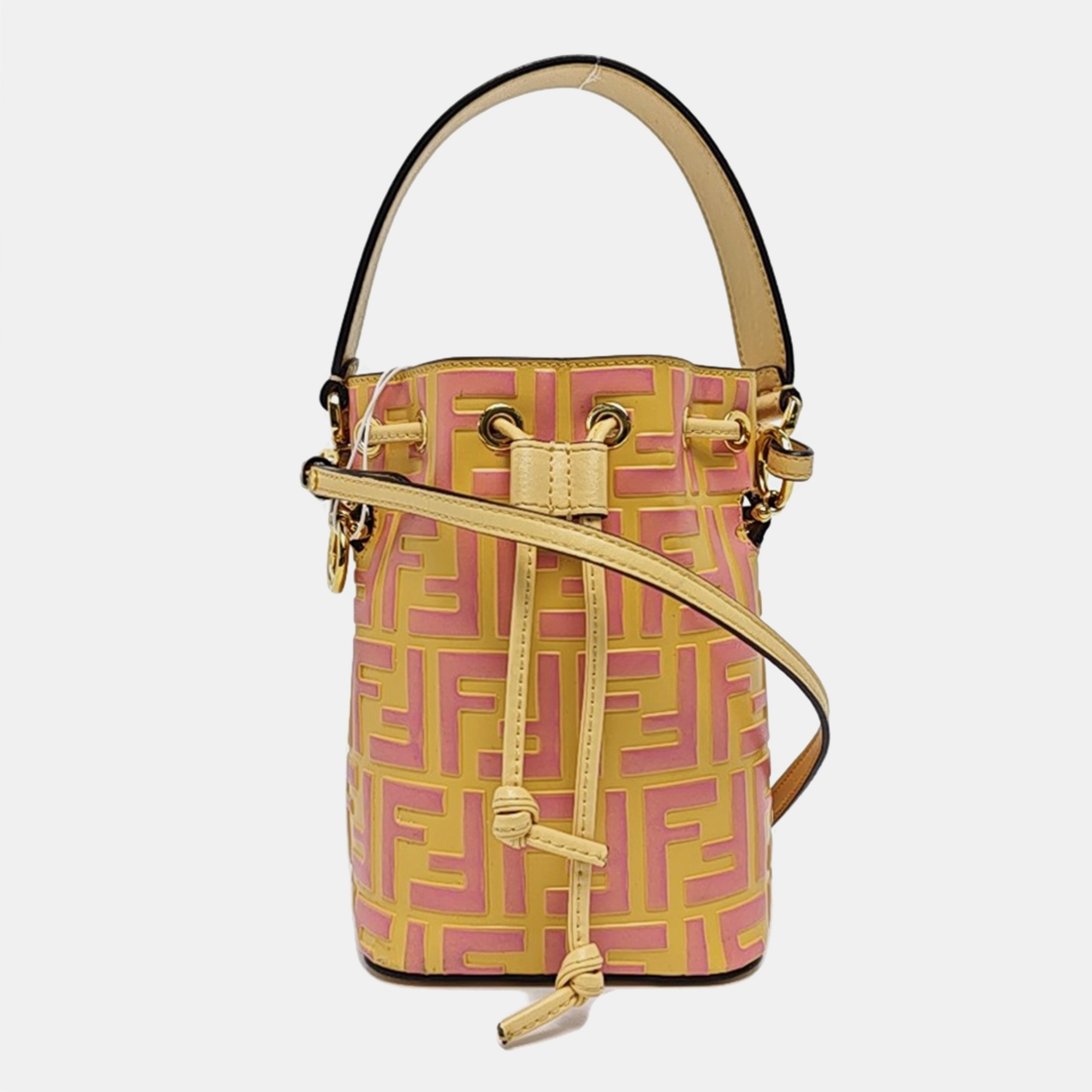 Mon Tresor Mini Calfskin Yello - Image 10
