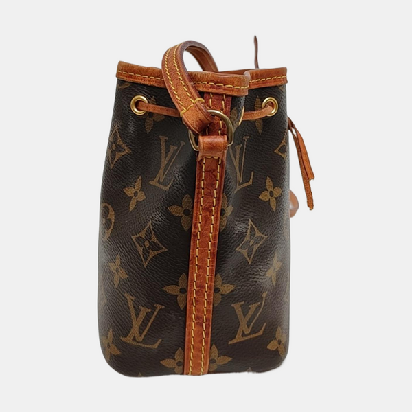 NÉONOÉ Nano Monogram Coated Canvas Brown - Image 4