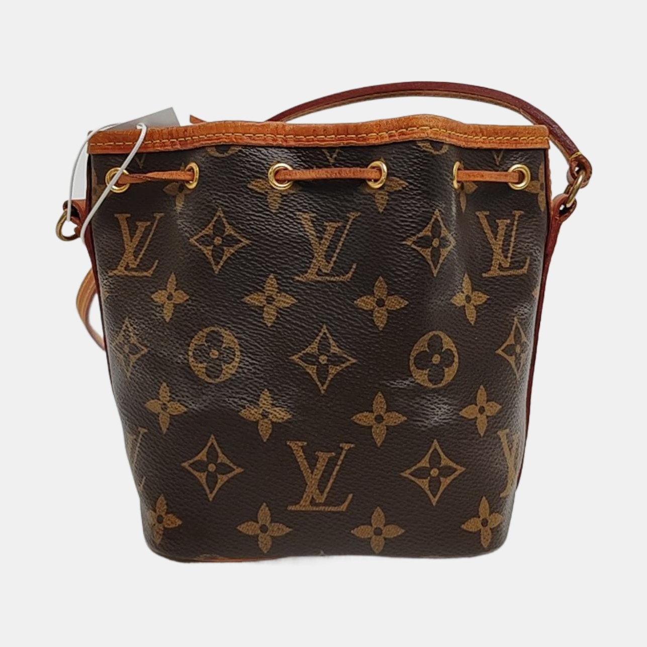 NÉONOÉ Nano Monogram Coated Canvas Brown - Image 5