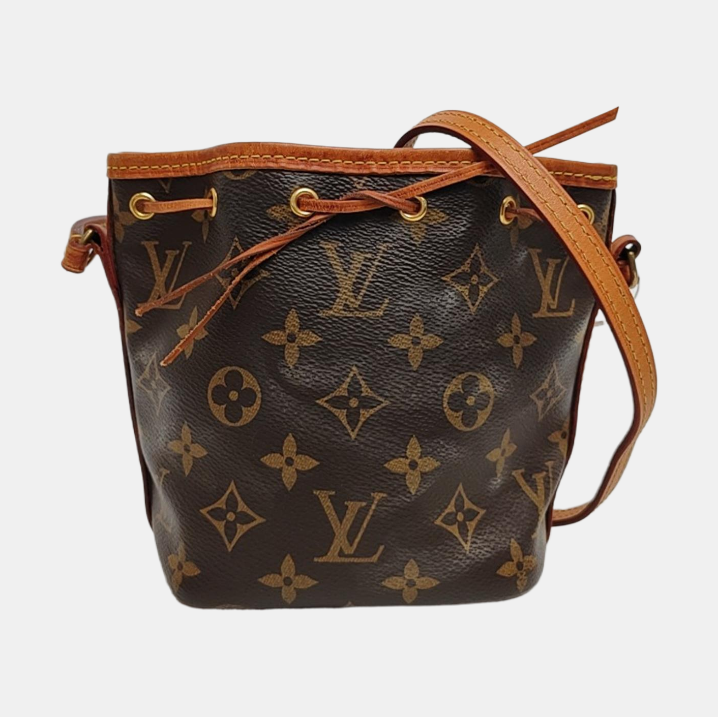 NÉONOÉ Nano Monogram Coated Canvas Brown - Image 8