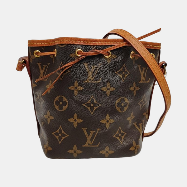 NÉONOÉ Nano Monogram Coated Canvas Brown - Image 8
