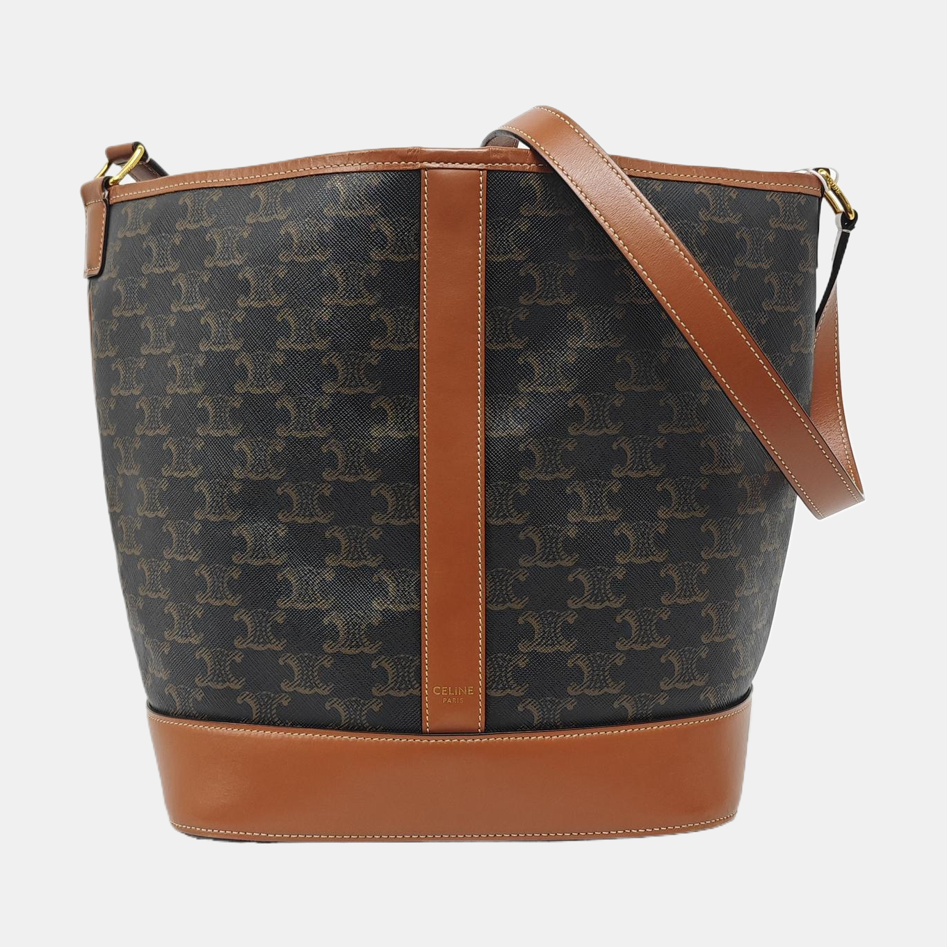 TRIOMPHE CANVAS Medium Coated Canvas Brown - Image 8