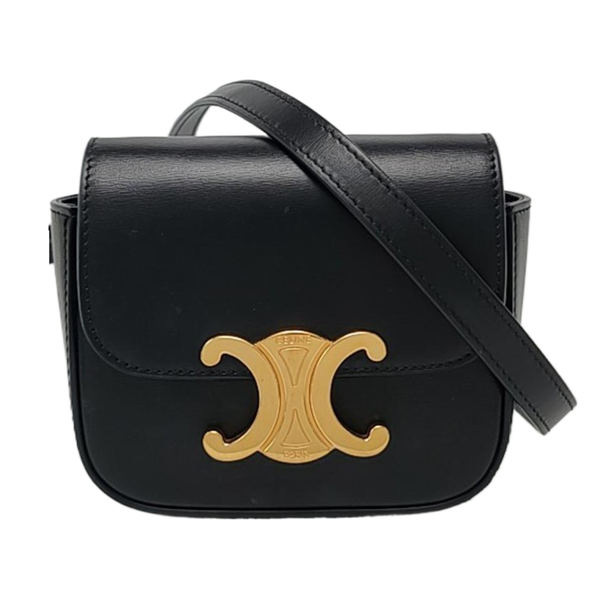 TRIOMPHE Mini Calfskin Black - Image 1