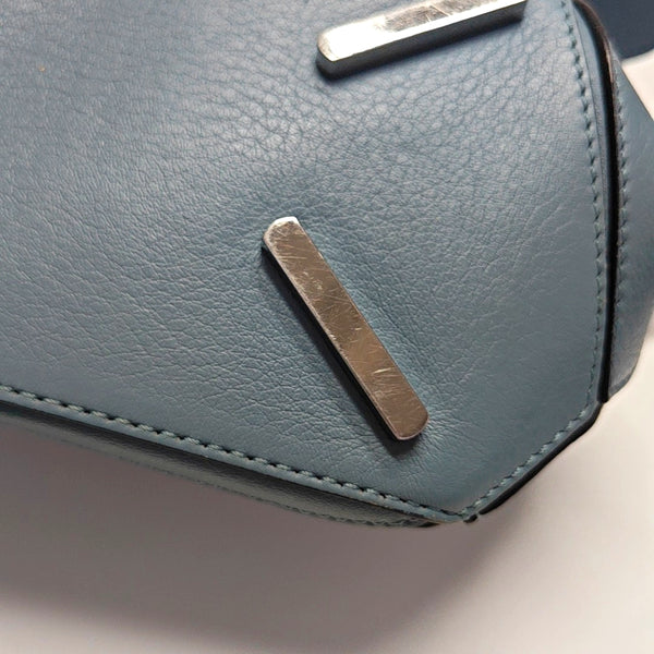 Authenticated pre-owned  Puzzle Small Calfskin Blue - Shoulder Bag at Looply