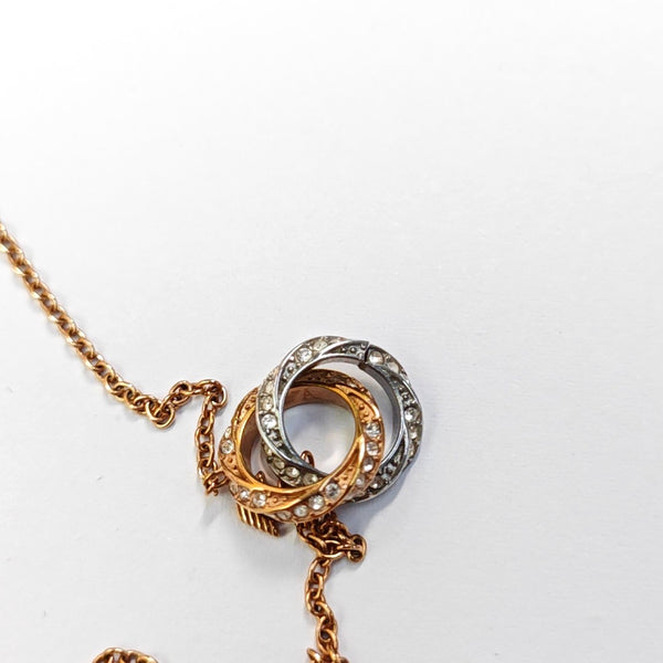 Authenticated pre-owned  Stainless Steel Rose Gold Necklace - Necklace at Looply